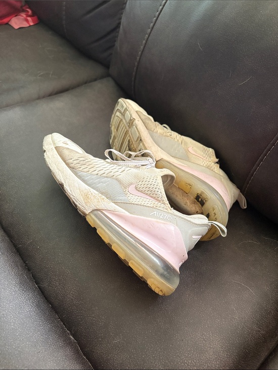 Nike Shoes - Nike Women's Air Max 270 - Pink and Beige